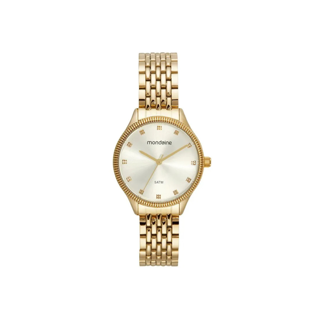 RELÓGIO MONDAINE DOURADO 32738LPMKDE1K1