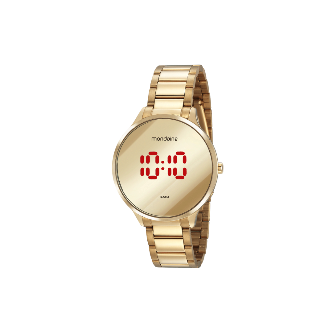 RELÓGIO MONDAINE DOURADO DIG 32060LPMVDE1