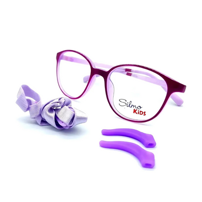 RX SILMO SK-3101 D.PURPLE 51 Armação Óculos de Grau Silmo