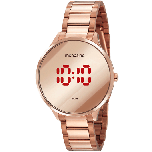 RELÓGIO MONDAINE ROSÉ DIG 32060LPMVRE2