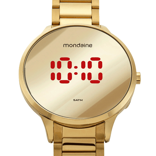 RELÓGIO MONDAINE DOURADO DIG 32060LPMVDE1